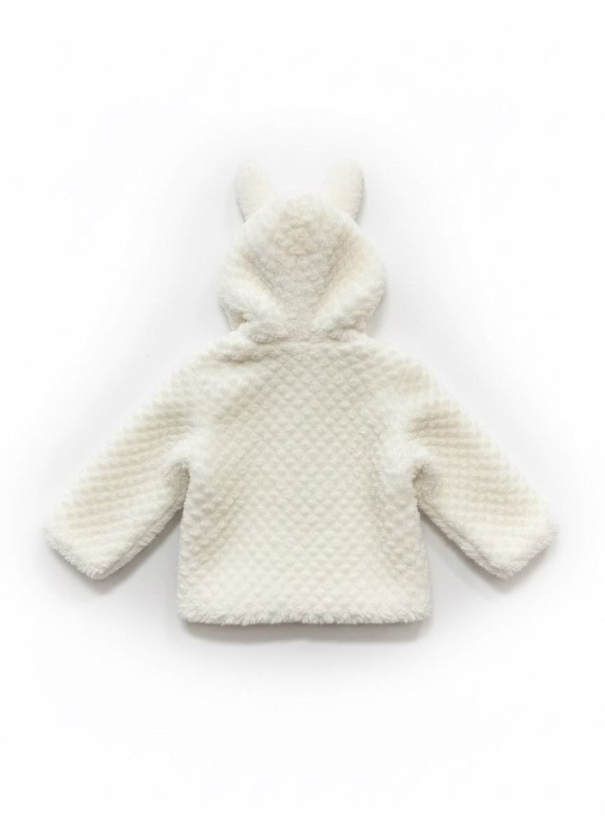 Girls  White Pearl Fur Jacket