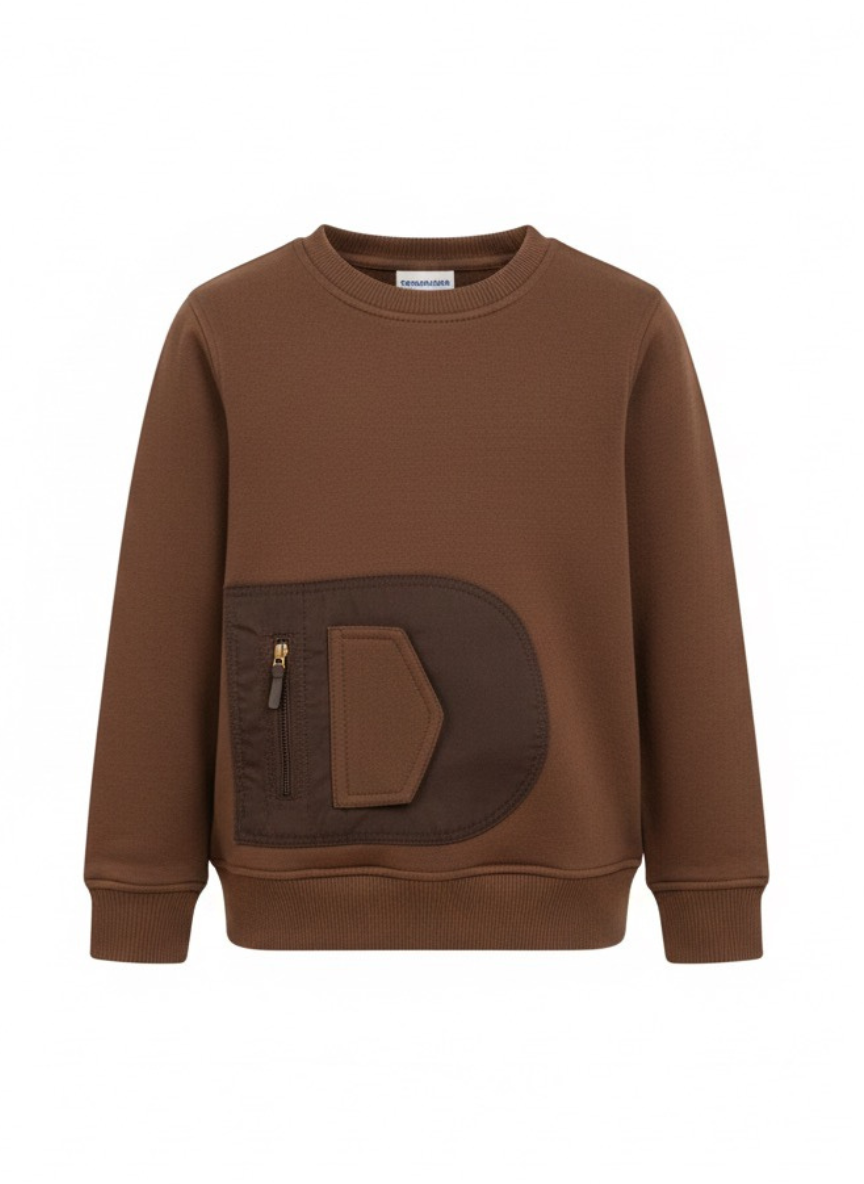 Boys Brown Sweatshirt