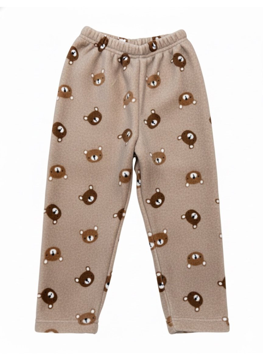 Brown Fur Winter Pajama for Kids