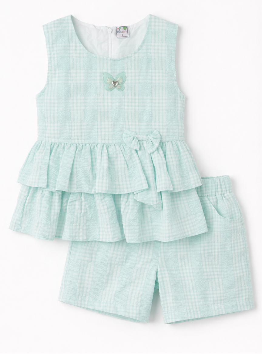 Green Cotton Co-Ord Set