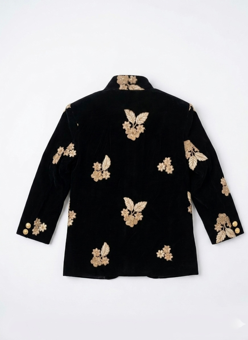 Boys Black Indo Western Set