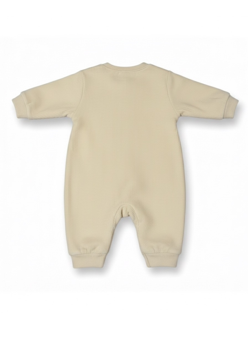Yellow Teddy Cotton Baby Romper