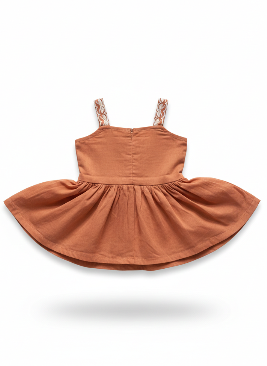 NB Peach Sharara Set (2–3 Years)