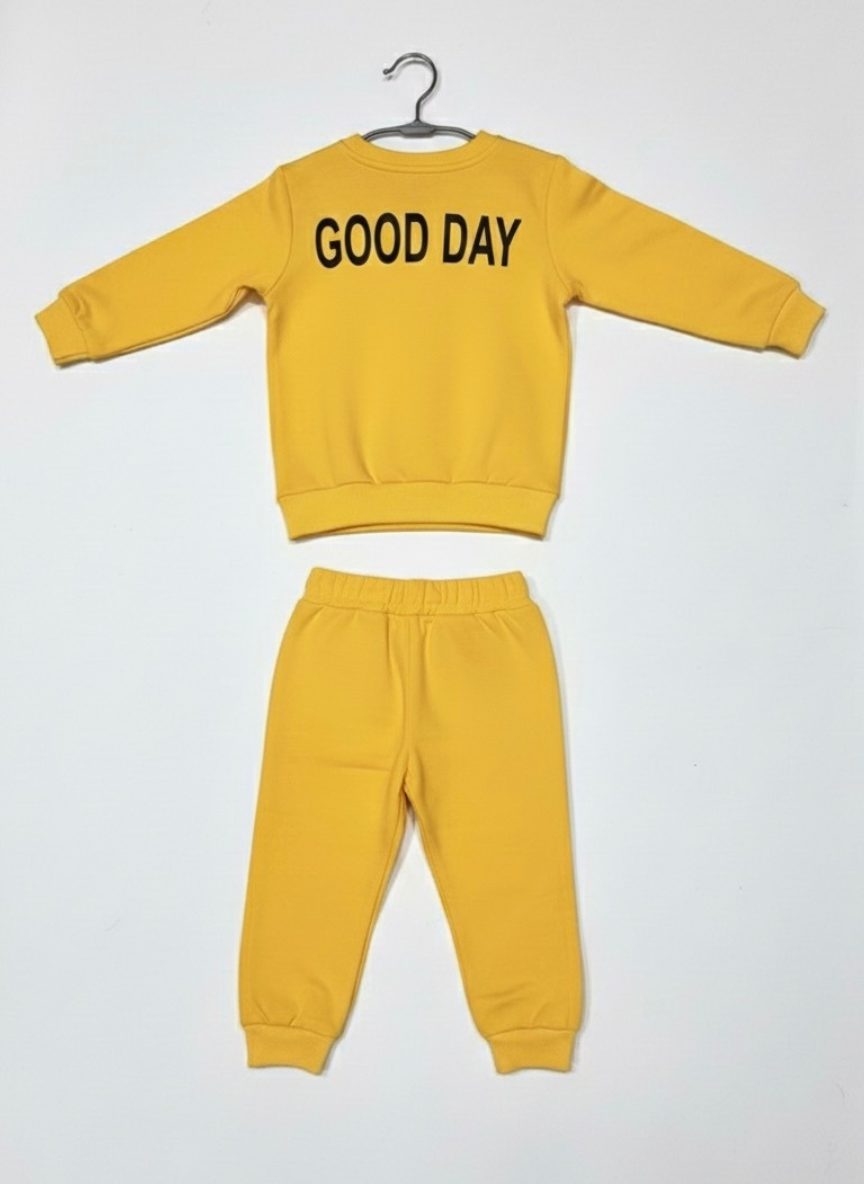 Boys Mario Cotton Co-Ord Set – Yellow