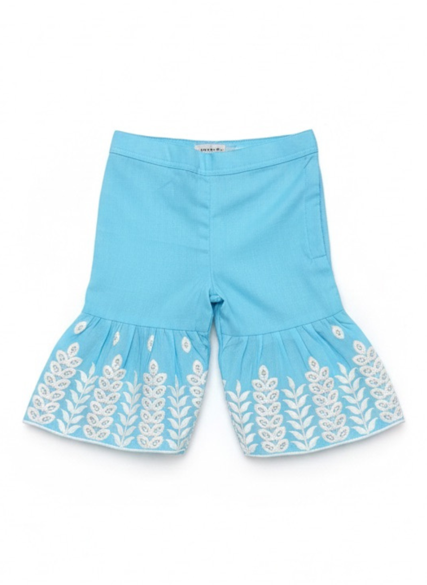 NB Sky Blue Ethnic Suit (6 Months–1 Year)