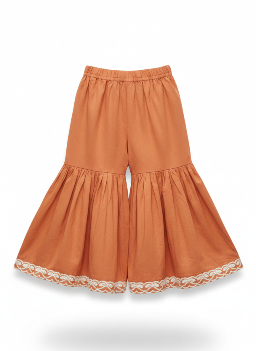 NB Peach Sharara Set (2–3 Years)