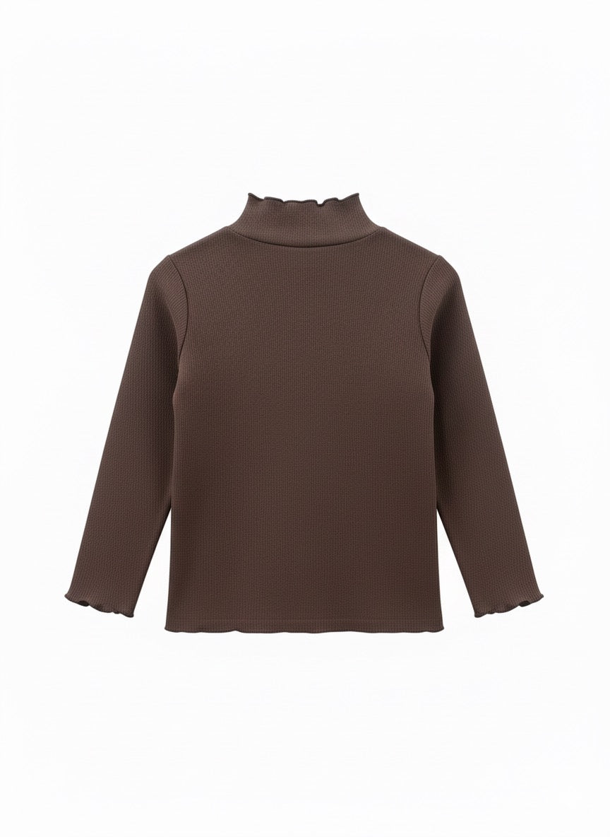 Dark Brown Thermal Skivi for Kids