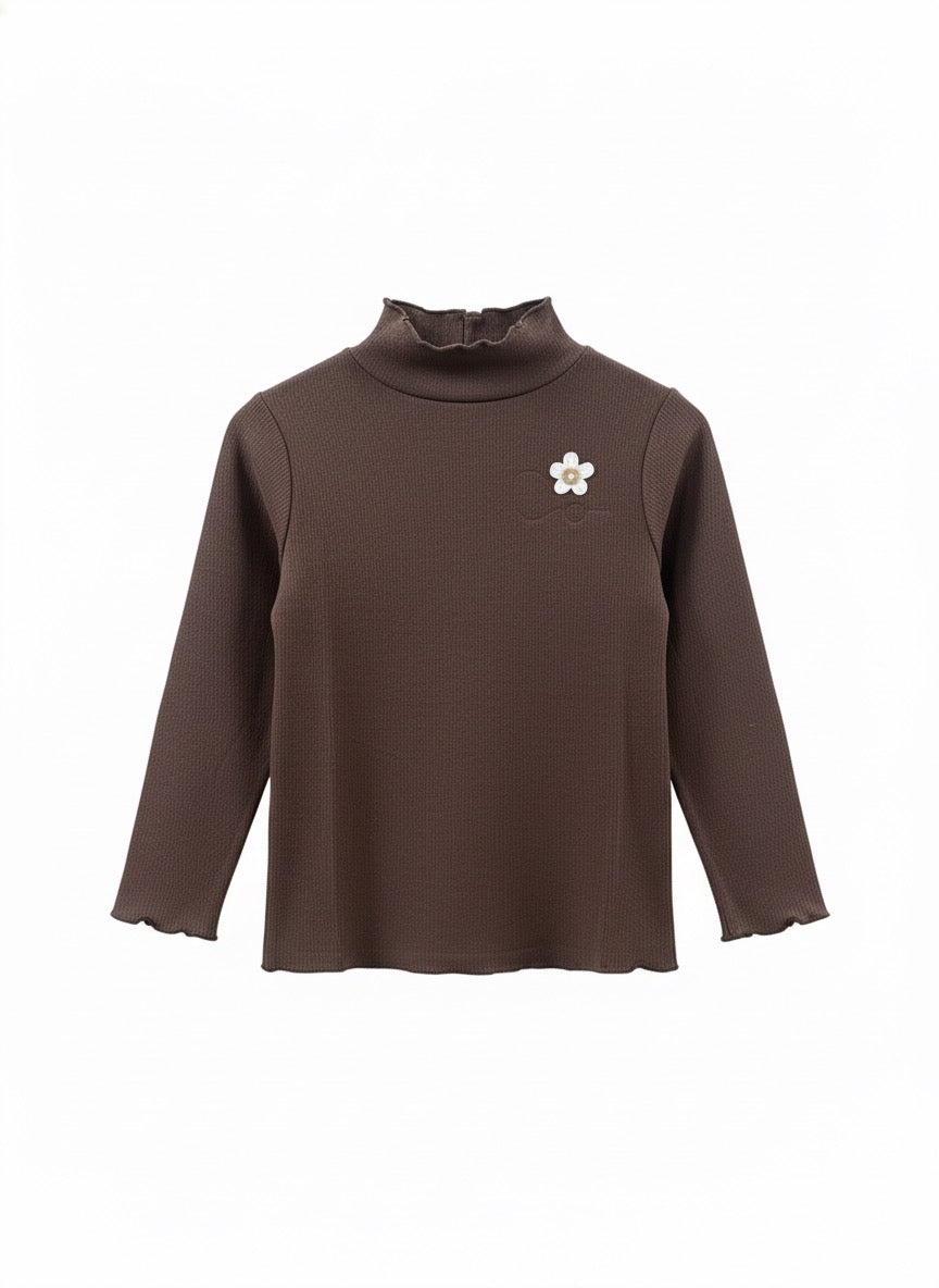 Dark Brown Thermal Skivi for Kids